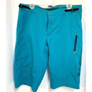 Yeti Cycles Mountain Biking Shorts Men's L Turquoise NWOT